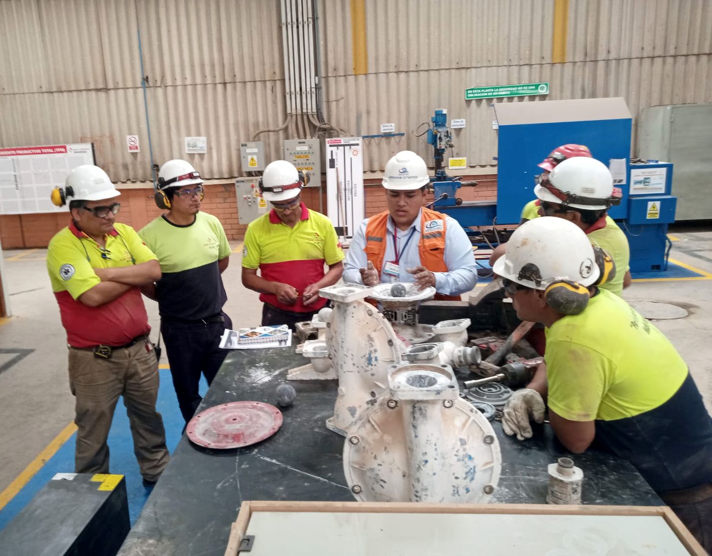 Mantenimiento de bombas y equipos