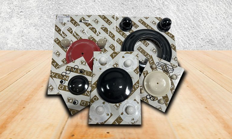Repuestos y kits de elastómeros para bombas neumáticas NOMAD